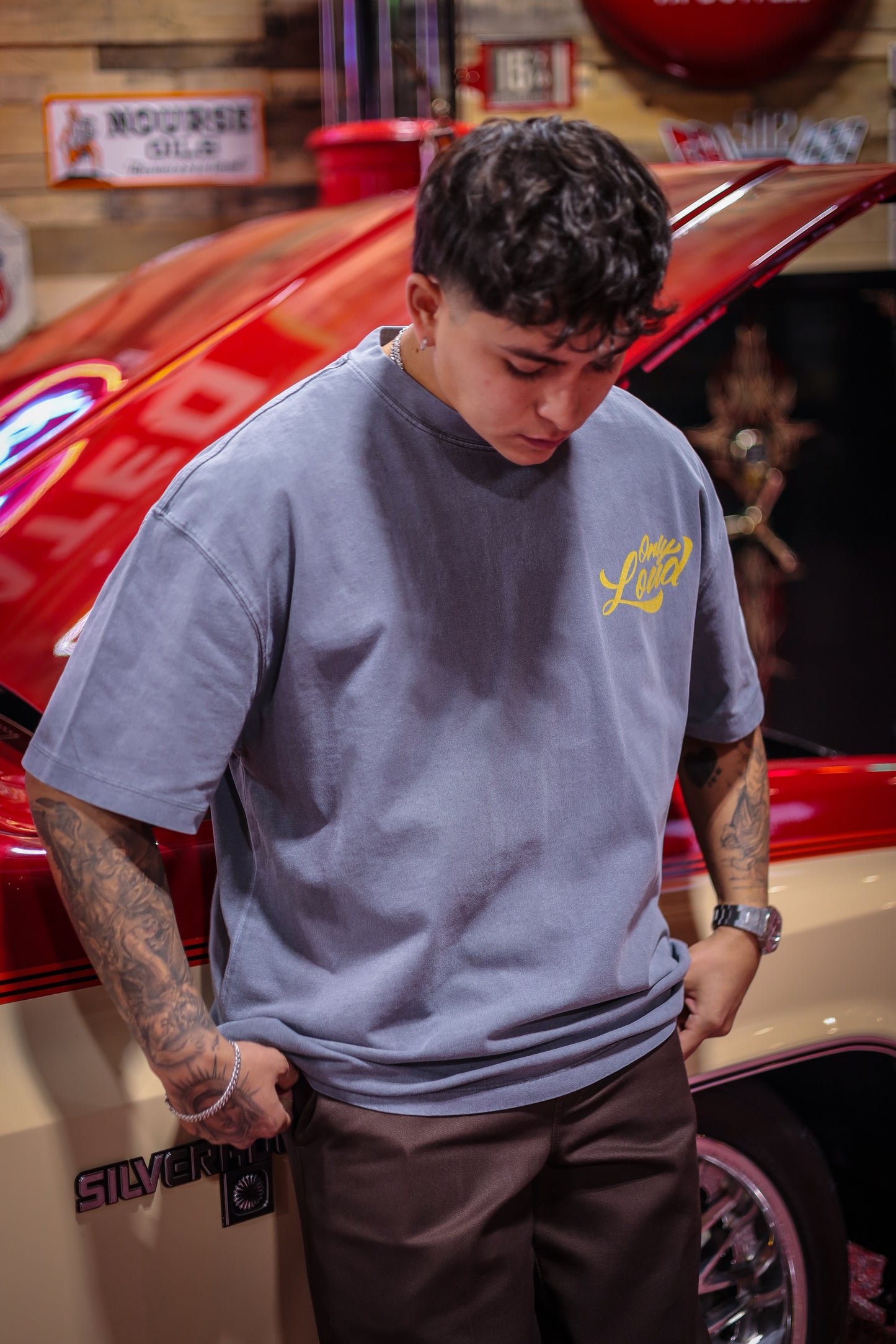 Puffing Baddie - OVERSIZED Heavyweight Tee