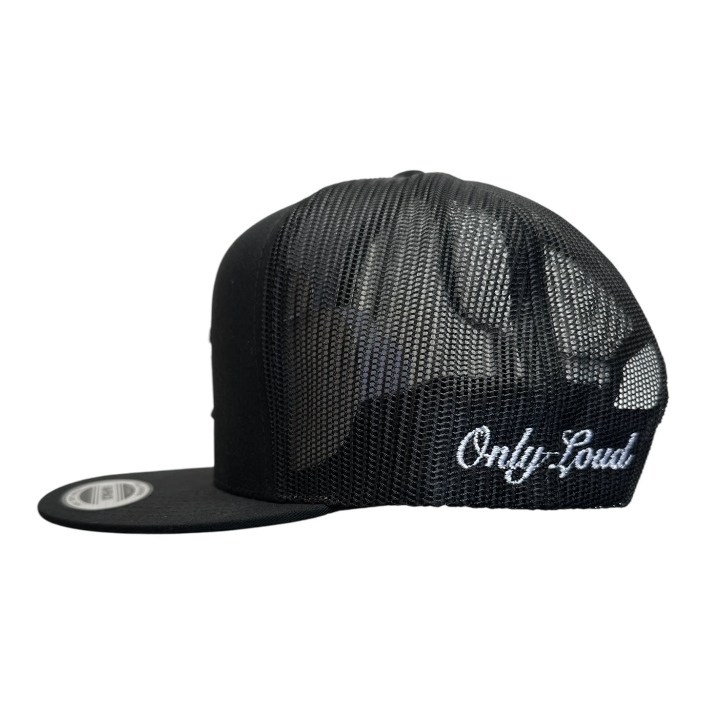 Only Loud Gothic Trucker Snapback - Black
