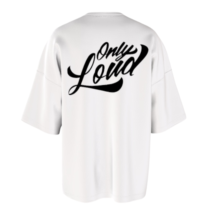 Only Loud Logo Tee - White