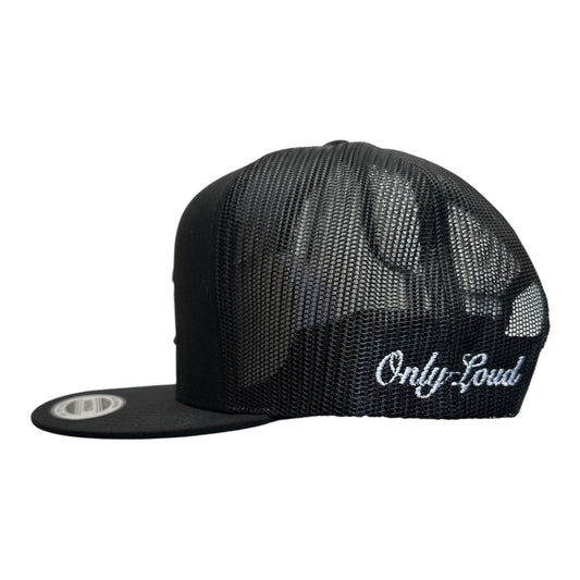 Only Loud Gothic Trucker Snapback - Black