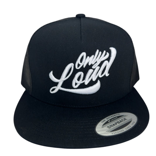 Only Loud Trucker Snapback - Black/white