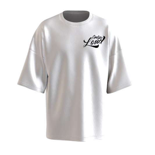 Only Loud Logo Tee - White