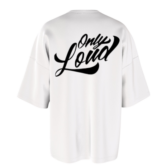 Only Loud Logo Tee - White