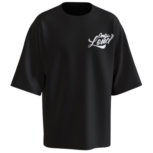 Only Loud Servin' Em Big Tee - Black