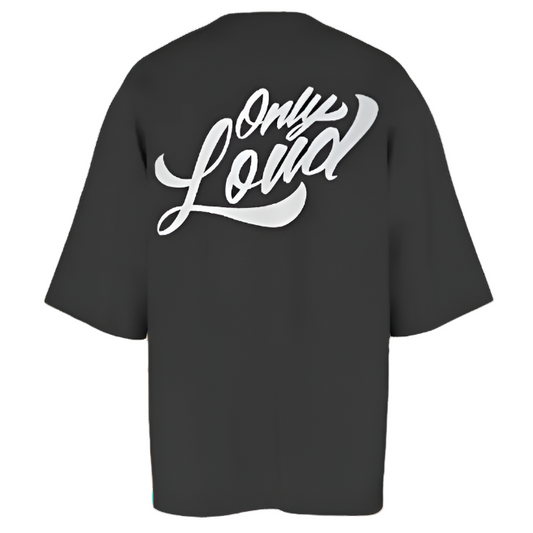 Only Loud Logo Tee-Black